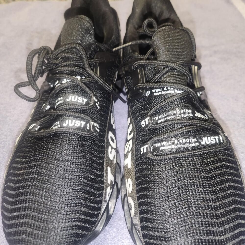 Just So So Men's Black Trainers